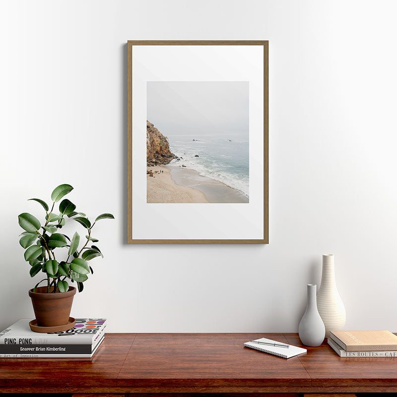 Coast in Malibu Print - Point Dume Pirate's Cove Beach - Coastal Boho Framed Art Print Gallery Image 18