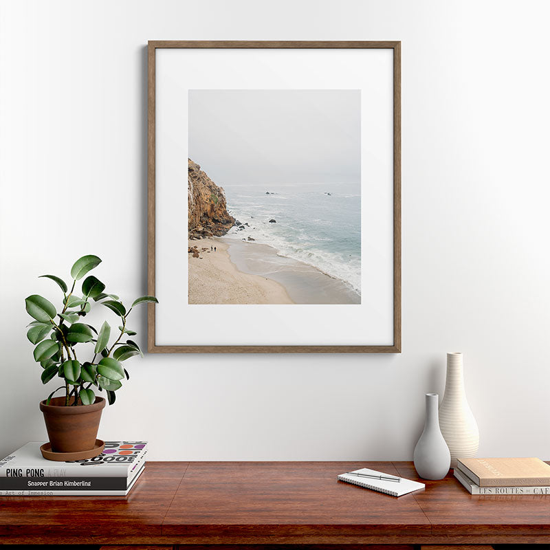 Coast in Malibu Print - Point Dume Pirate's Cove Beach - Coastal Boho Framed Art Print Gallery Image 19