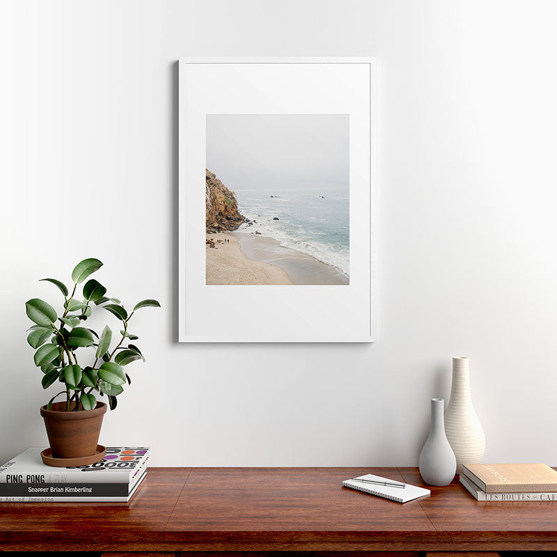 Coast in Malibu Print - Point Dume Pirate's Cove Beach - Coastal Boho Framed Art Print Gallery Image 37