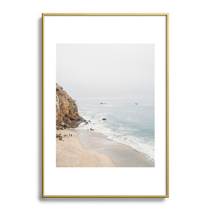 Coast in Malibu Print - Point Dume Pirate's Cove Beach - Coastal Boho Framed Art Print Gallery Image 123
