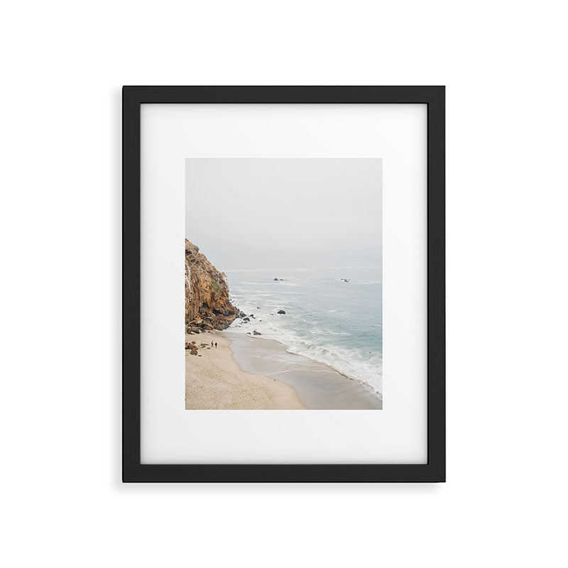 Coast in Malibu Print - Point Dume Pirate's Cove Beach - Coastal Boho Framed Art Print Gallery Image 3