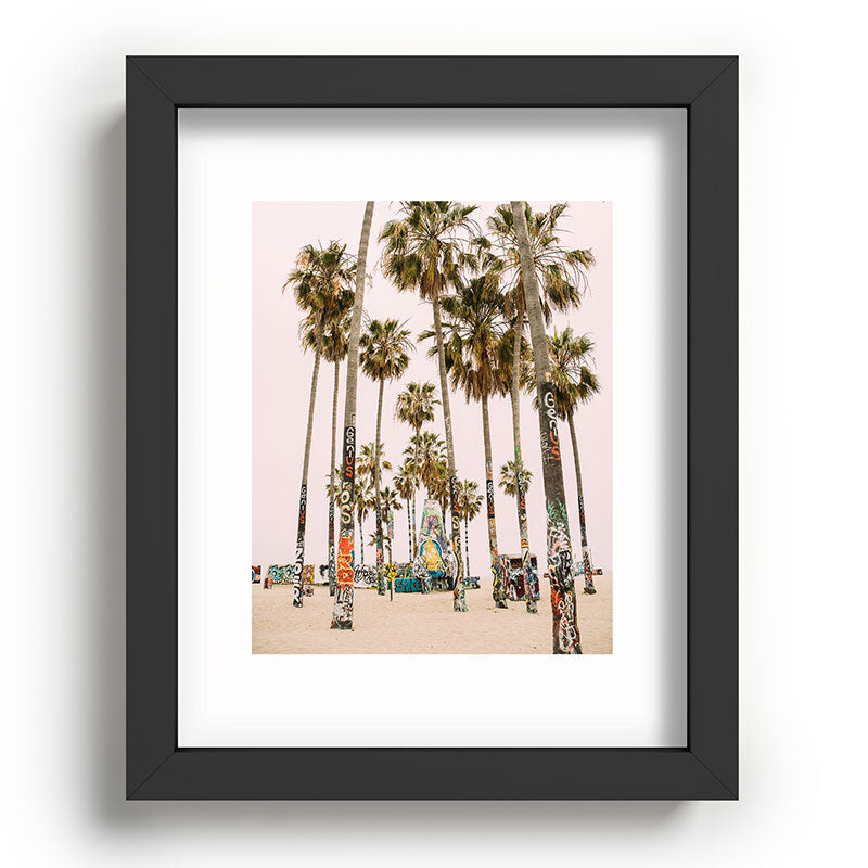 Palm Trees on Venice Beach - Los Angeles California Travel Photography Framed Art Print Gallery Image 80