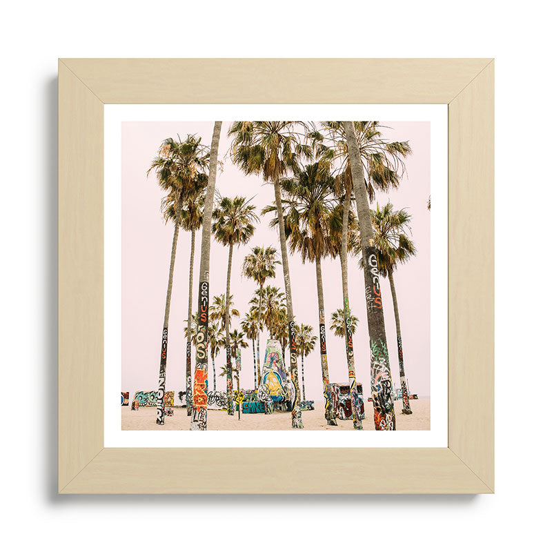 Palm Trees on Venice Beach - Los Angeles California Travel Photography Framed Art Print Gallery Image 68