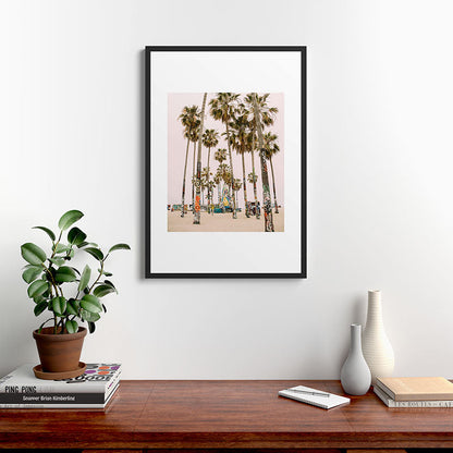 Palm Trees on Venice Beach - Los Angeles California Travel Photography Framed Art Print Gallery Image 8
