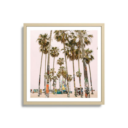 Palm Trees on Venice Beach - Los Angeles California Travel Photography Framed Art Print Gallery Image 27