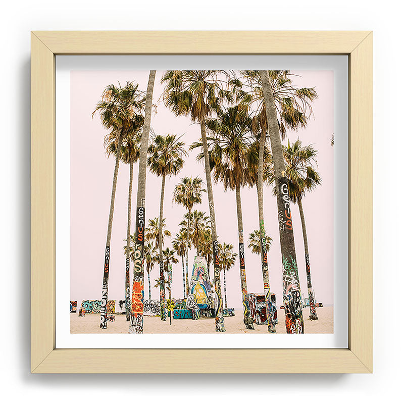 Palm Trees on Venice Beach - Los Angeles California Travel Photography Framed Art Print Gallery Image 106