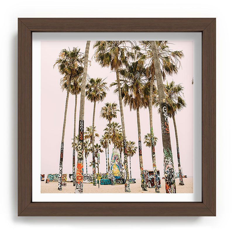 Palm Trees on Venice Beach - Los Angeles California Travel Photography Framed Art Print Gallery Image 98