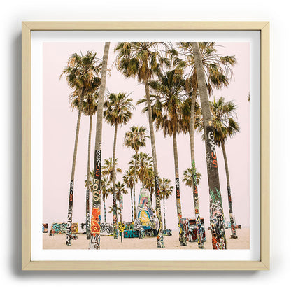 Palm Trees on Venice Beach - Los Angeles California Travel Photography Framed Art Print Gallery Image 109