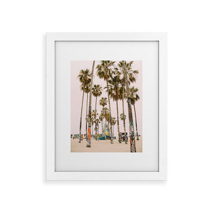 Palm Trees on Venice Beach - Los Angeles California Travel Photography Framed Art Print Gallery Image 74