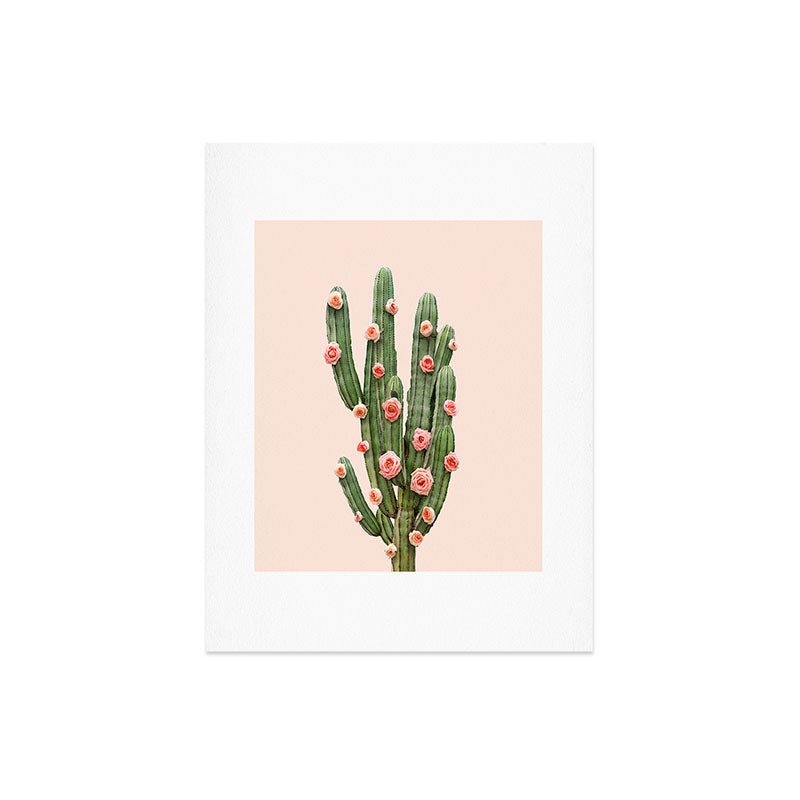 CACTUS AND ROSES Art Print Gallery Image 8