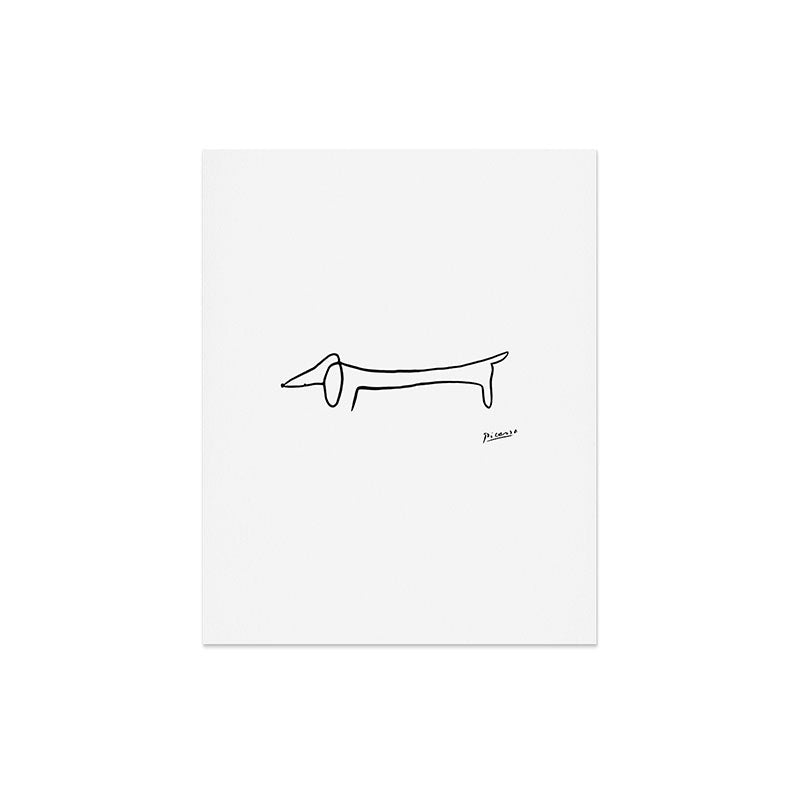 Picasso's sausage dog Art Print Gallery Image 4