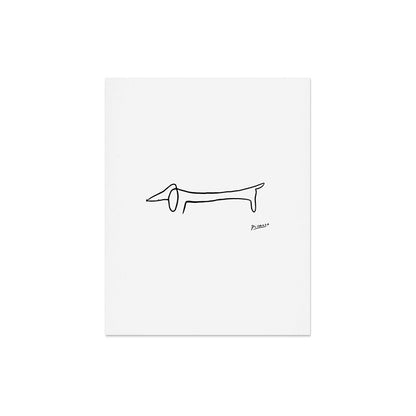 Picasso's sausage dog Art Print Gallery Image 5