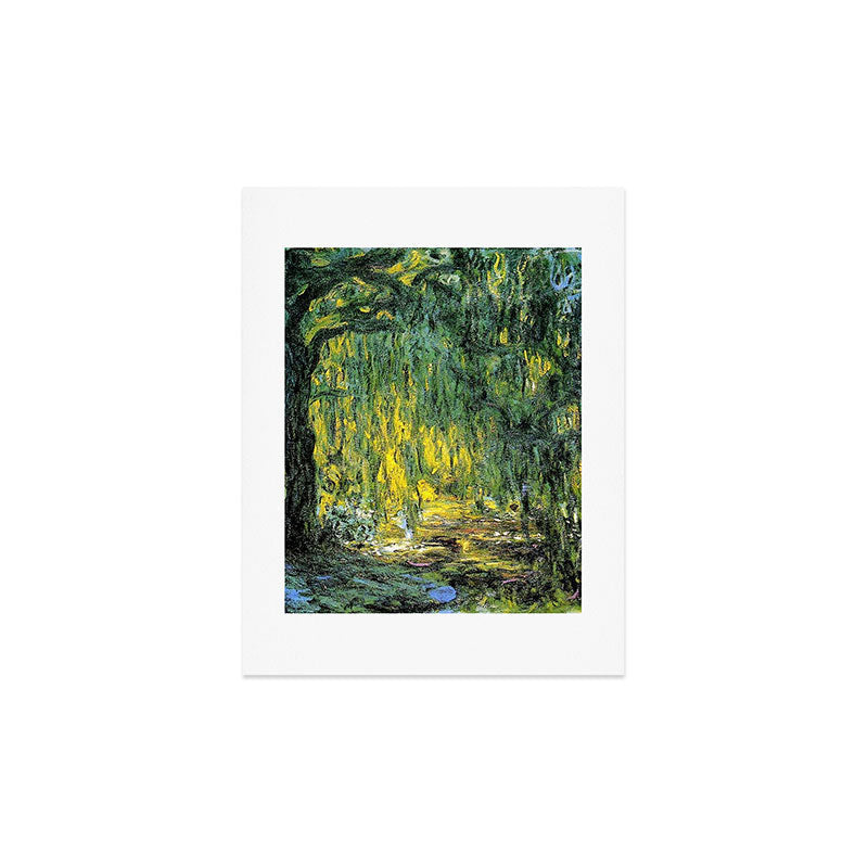 Weeping Willow by Claude Monet Art Print Gallery Image 2