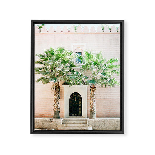Magical Marrakech | Travel photography Morocco | Pastel colored. Framed Canvas Print Gallery Image 2
