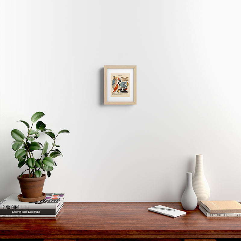 Midwest Birds Guide Framed Art Print Gallery Image 20