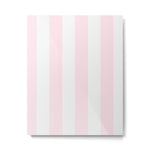 Luxury Striped Pastel Pink Metal Print Gallery Image 1