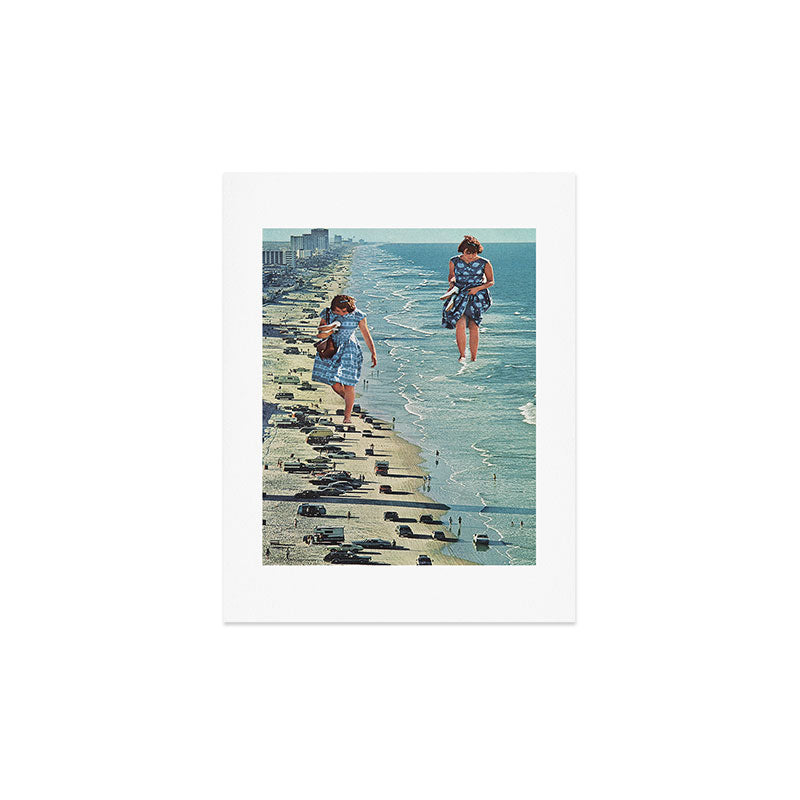 Walk on the Beach Art Print Gallery Image 3