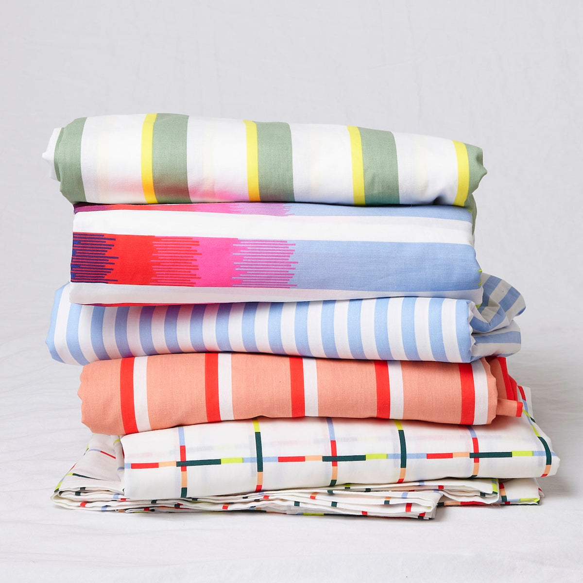 Double Stripe Brushed Cotton Sheet Set