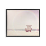 Beach hut Framed Canvas Print Gallery Image 1