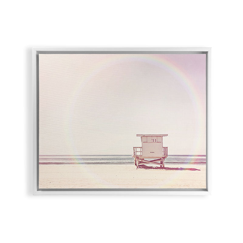 Beach hut Framed Canvas Print Gallery Image 23