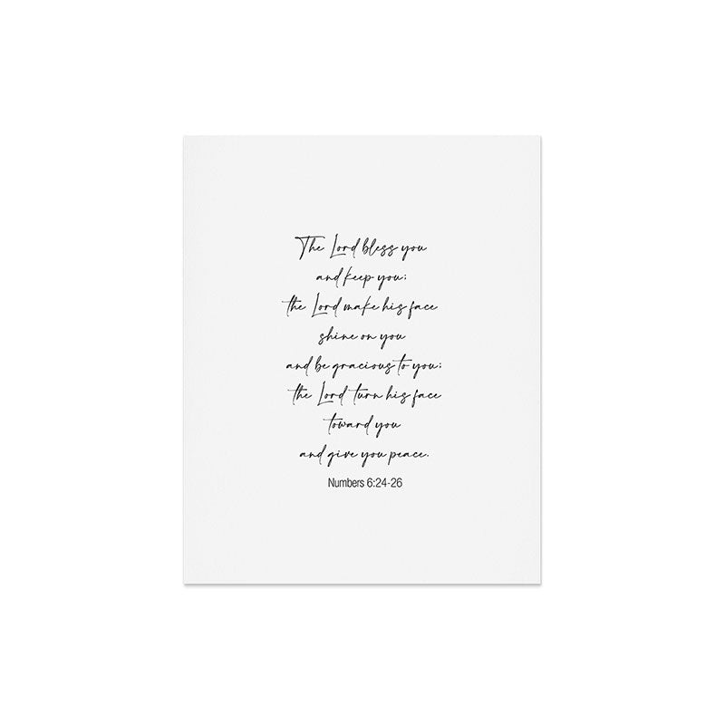 The Lord Bless You - Numbers 6:24-26 Art Print Gallery Image 5