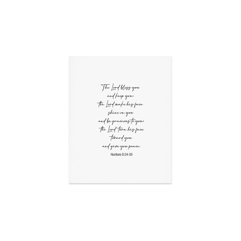 The Lord Bless You - Numbers 6:24-26 Art Print Gallery Image 1