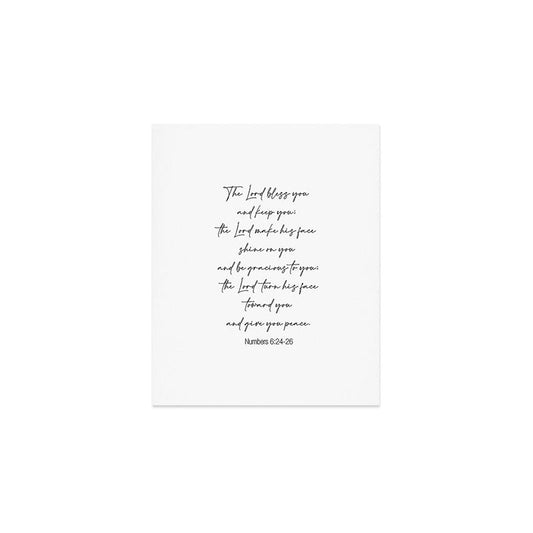 The Lord Bless You - Numbers 6:24-26 Art Print Gallery Image 1