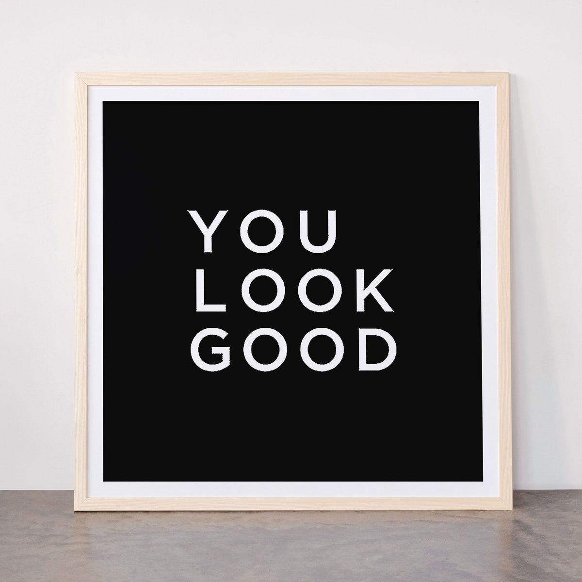 You look good Framed Art Print Gallery Image 77