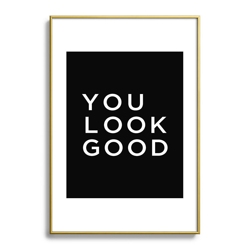 You look good Framed Art Print Gallery Image 123