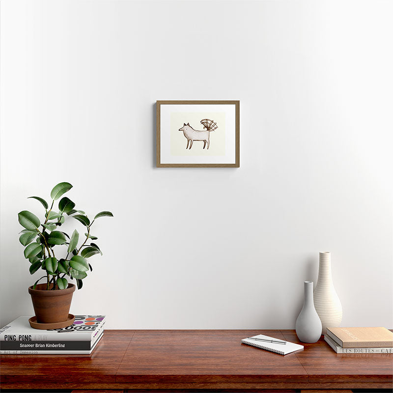 "I'm So Happy" - Dog Framed Art Print Gallery Image 12
