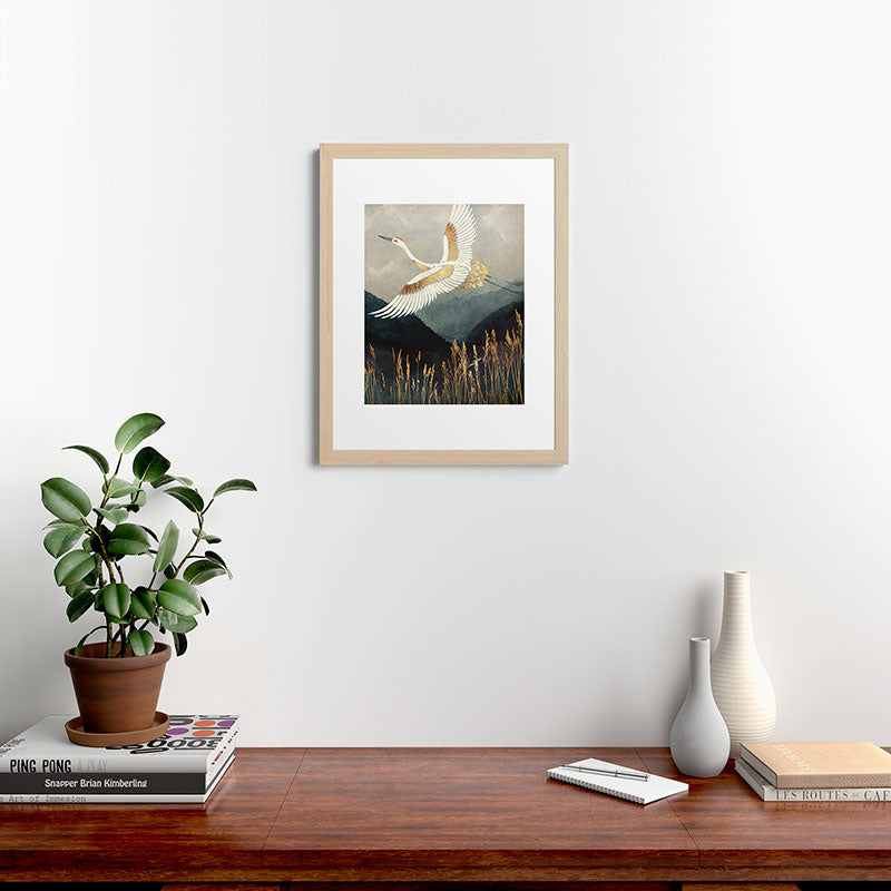 Elegant Flight Framed Art Print Gallery Image 64
