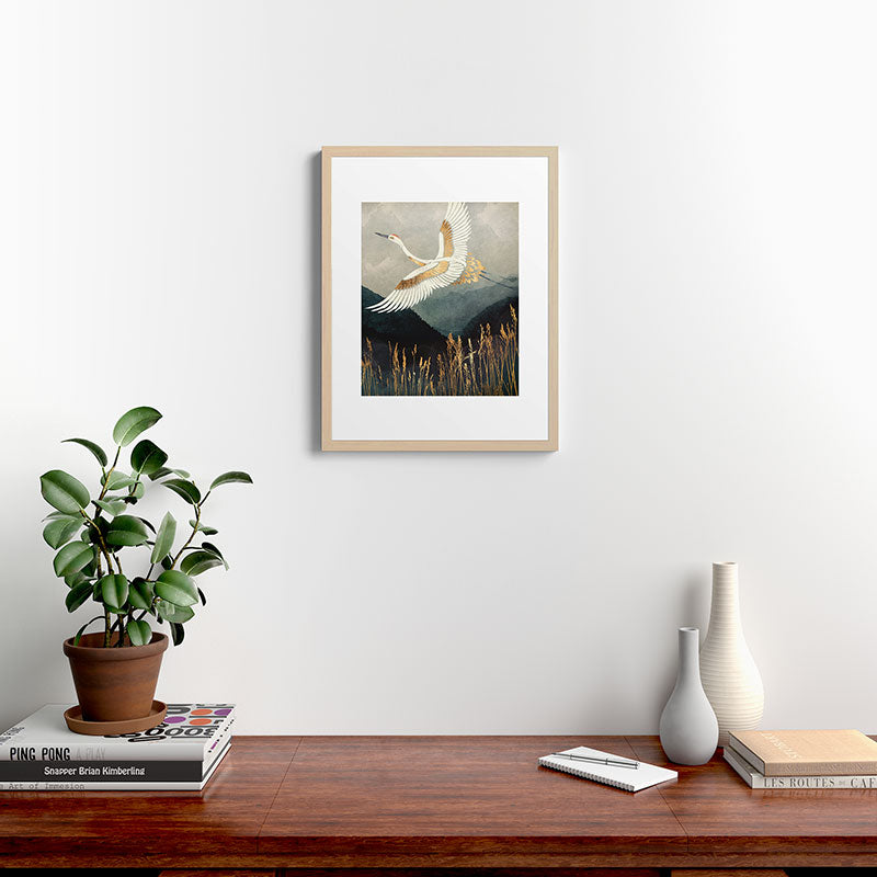Elegant Flight Framed Art Print Gallery Image 26