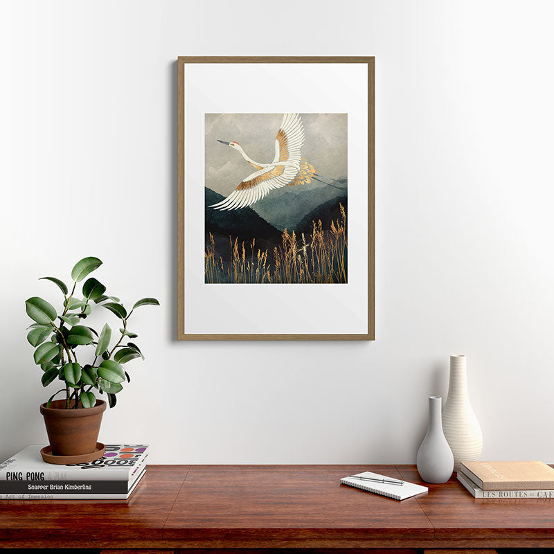 Elegant Flight Framed Art Print Gallery Image 18