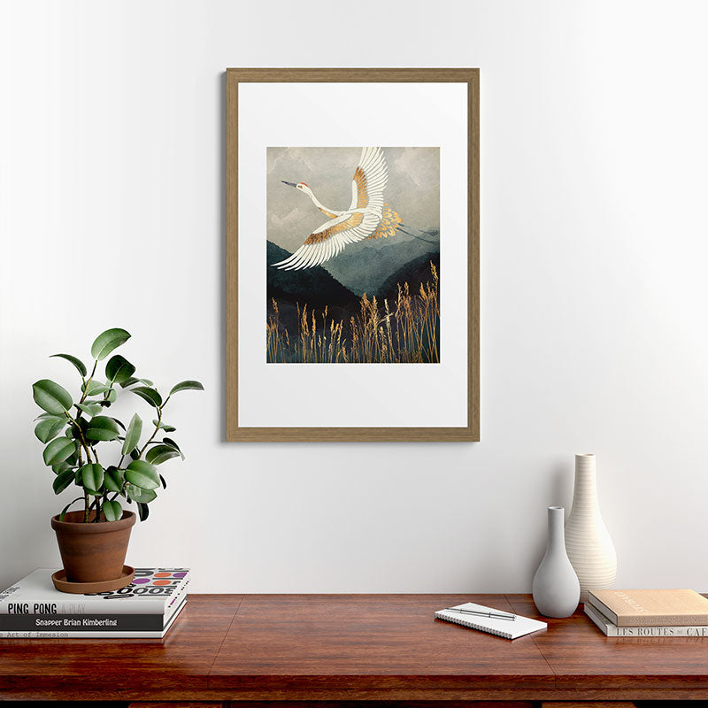 Elegant Flight Framed Art Print Gallery Image 56