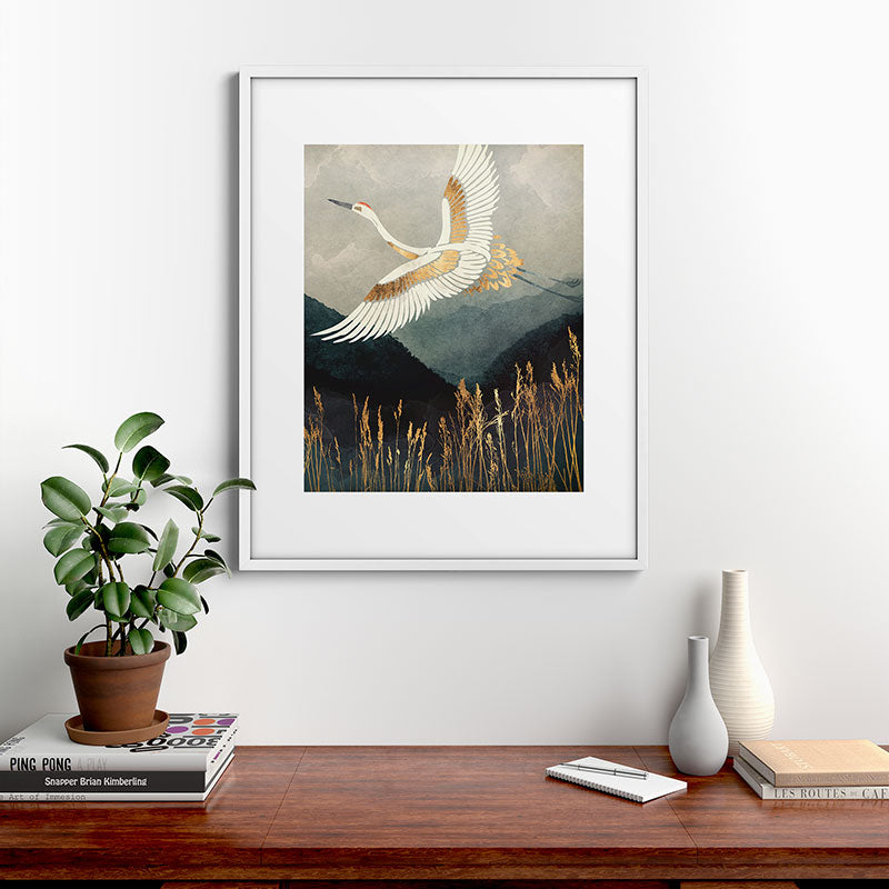 Elegant Flight Framed Art Print Gallery Image 39
