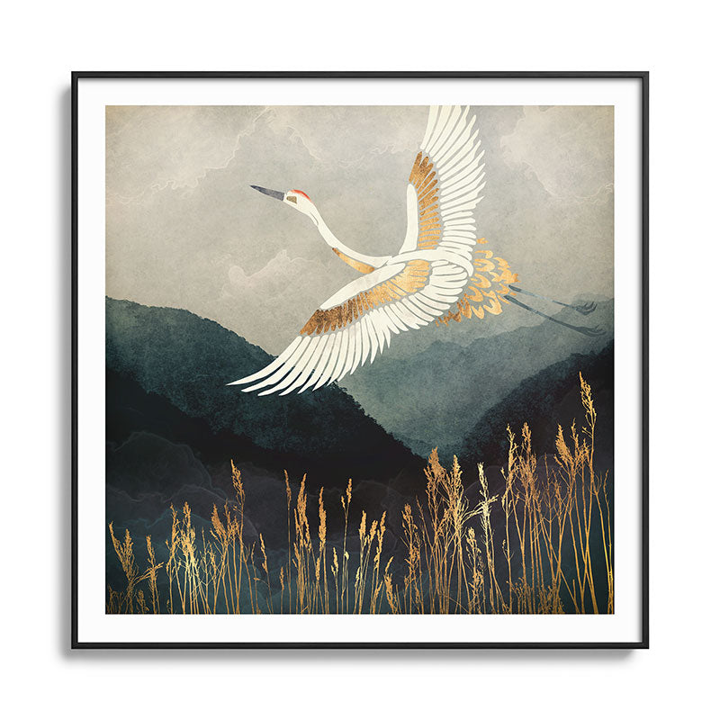 Elegant Flight Framed Art Print Gallery Image 126