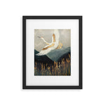 Elegant Flight Framed Art Print Gallery Image 1