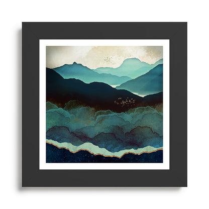 Indigo Mountains Framed Art Print Gallery Image 46