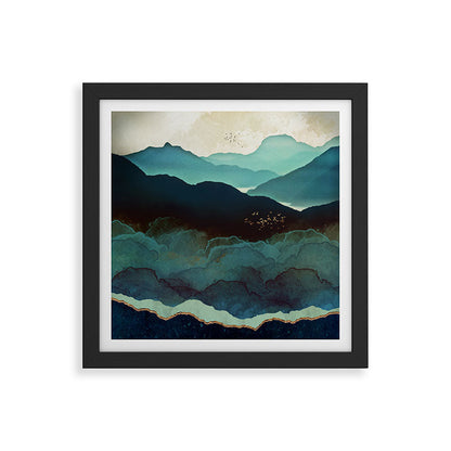 Indigo Mountains Framed Art Print Gallery Image 50
