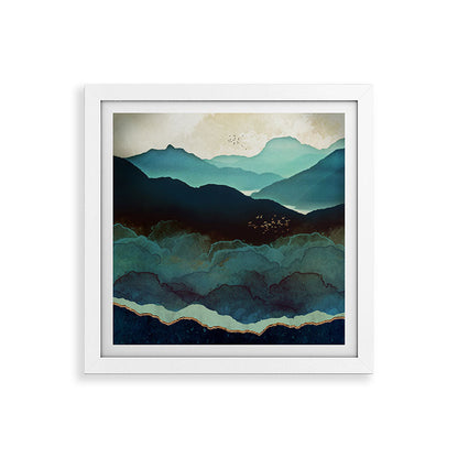 Indigo Mountains Framed Art Print Gallery Image 82