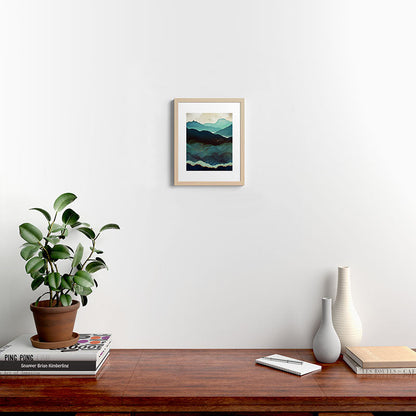Indigo Mountains Framed Art Print Gallery Image 22
