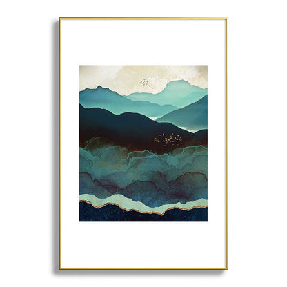 Indigo Mountains Framed Art Print Gallery Image 128