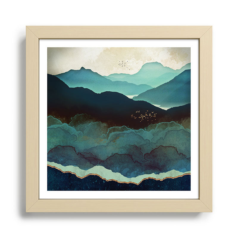 Indigo Mountains Framed Art Print Gallery Image 24