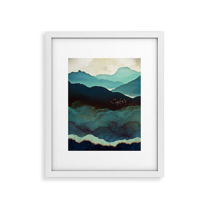 Indigo Mountains Framed Art Print Gallery Image 30