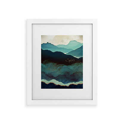 Indigo Mountains Framed Art Print Gallery Image 70