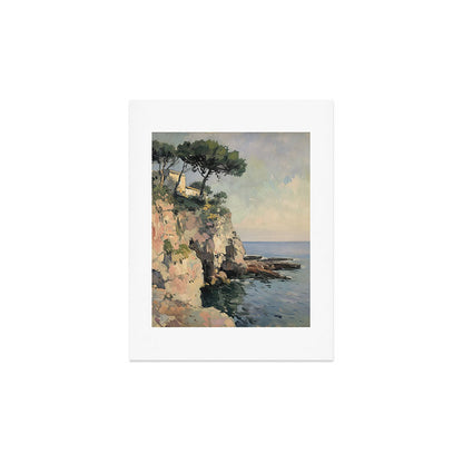 Cliff Impressionist Painting Art Print Gallery Image 2