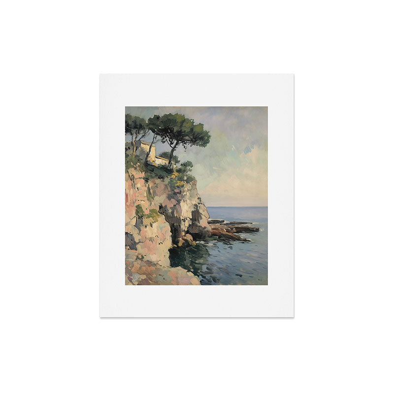 Cliff Impressionist Painting Art Print Gallery Image 5