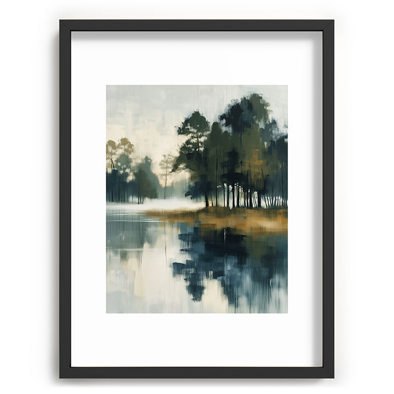 Country Lake II Framed Art Print Gallery Image 60