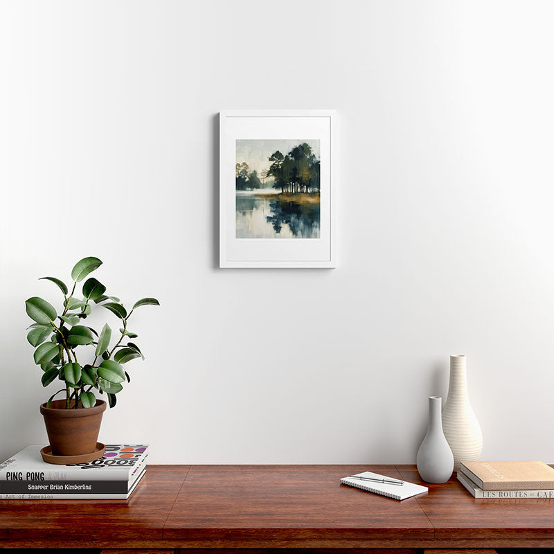 Country Lake II Framed Art Print Gallery Image 24