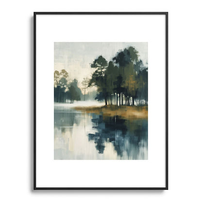 Country Lake II Framed Art Print Gallery Image 84